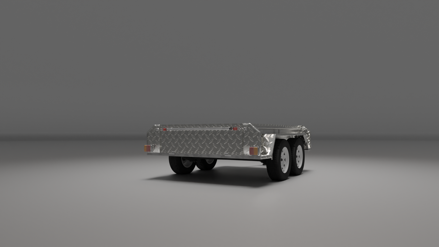 10x5 Boxtop HD Trailer - High Sides 2000kg