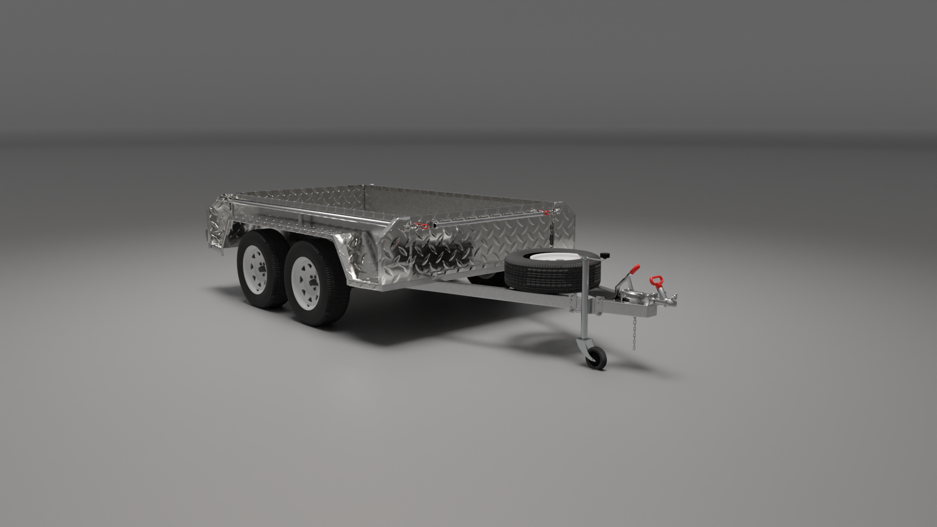 10x5 trailer, front right