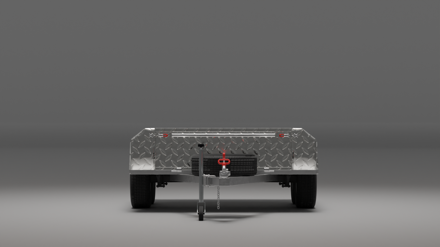 10x6 Boxtop Trailer - High Sides (400mm)