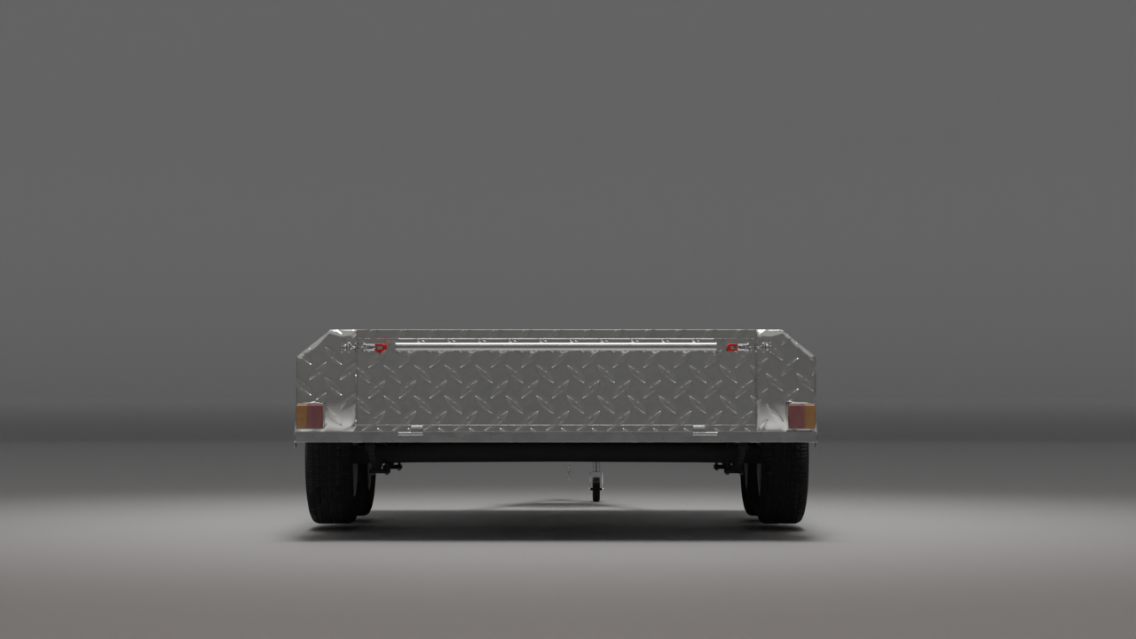 12x6 Boxtop HD Trailer - High Sides 2000kg