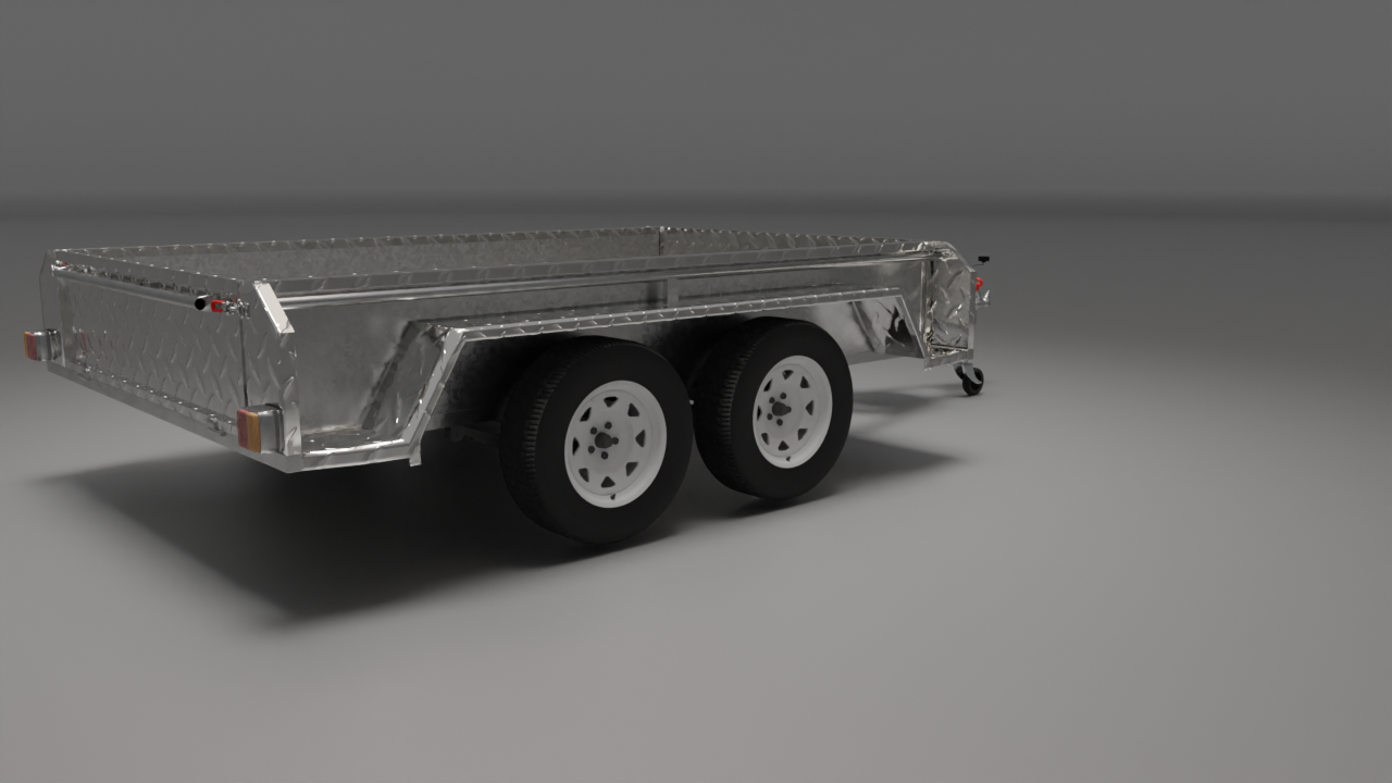 12x6 Boxtop HD Trailer - High Sides 2000kg