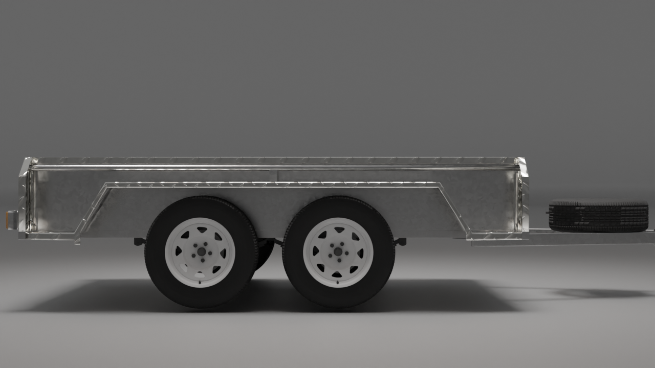 12x6 Boxtop HD Trailer - High Sides 2000kg