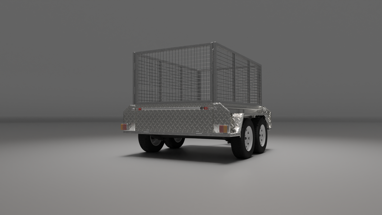 8x5 Boxtop HD Trailer 2000kg