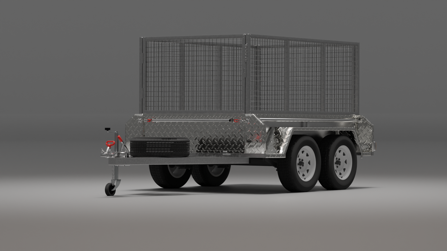 8x5 Boxtop HD Trailer 2000kg