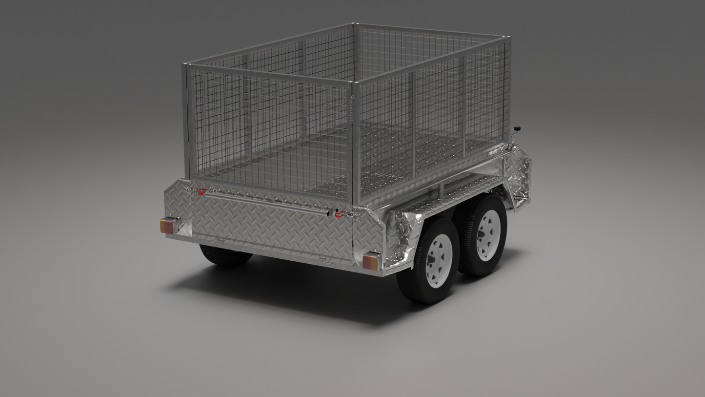 8x5 Boxtop HD Trailer 2000kg