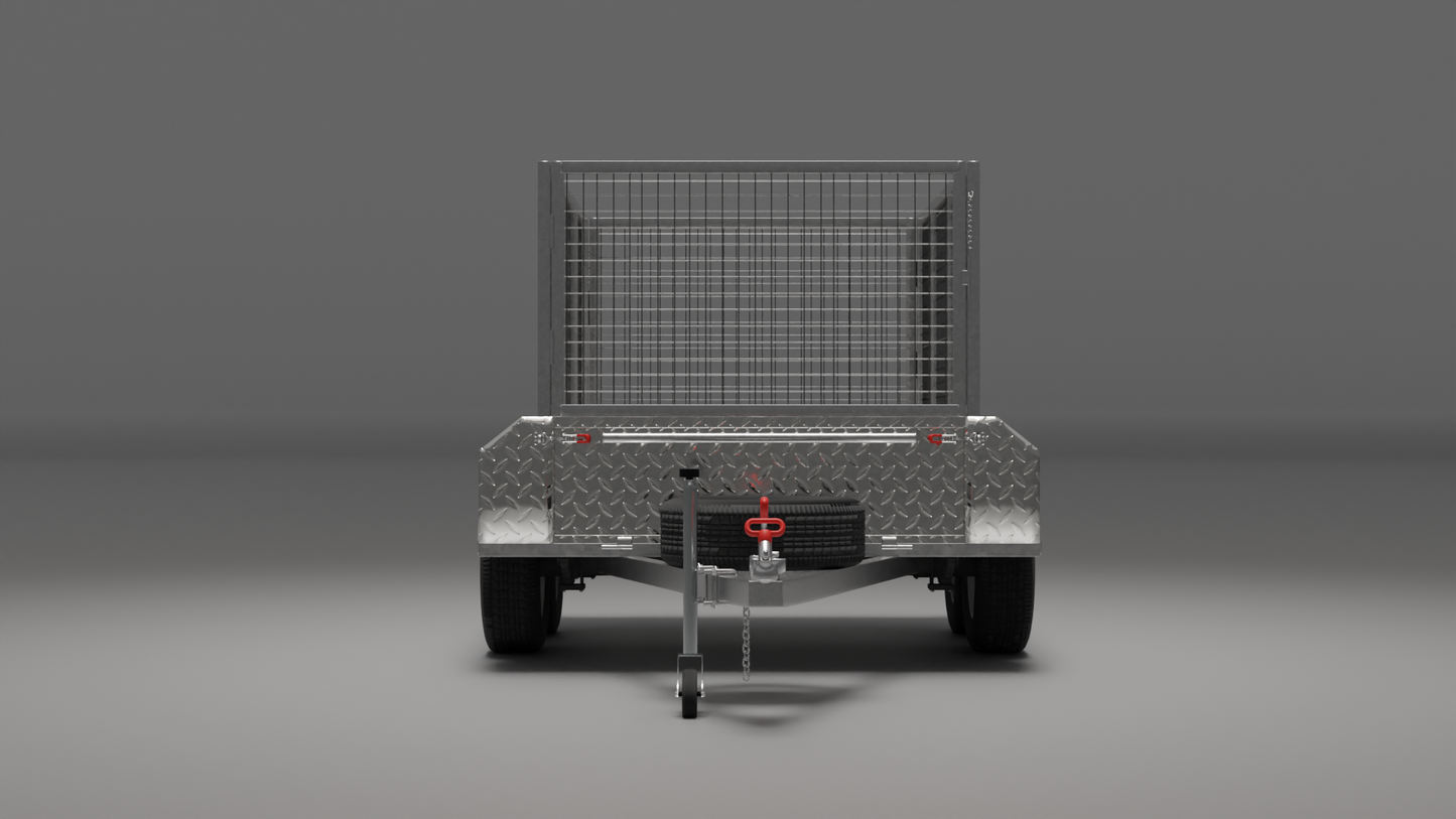 8x5 Boxtop HD Trailer 2000kg