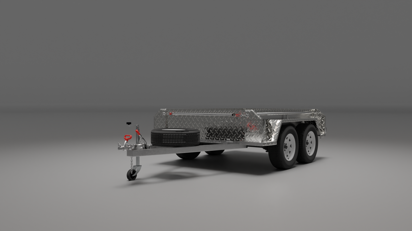 8x5 Boxtop HD Trailer 2000kg