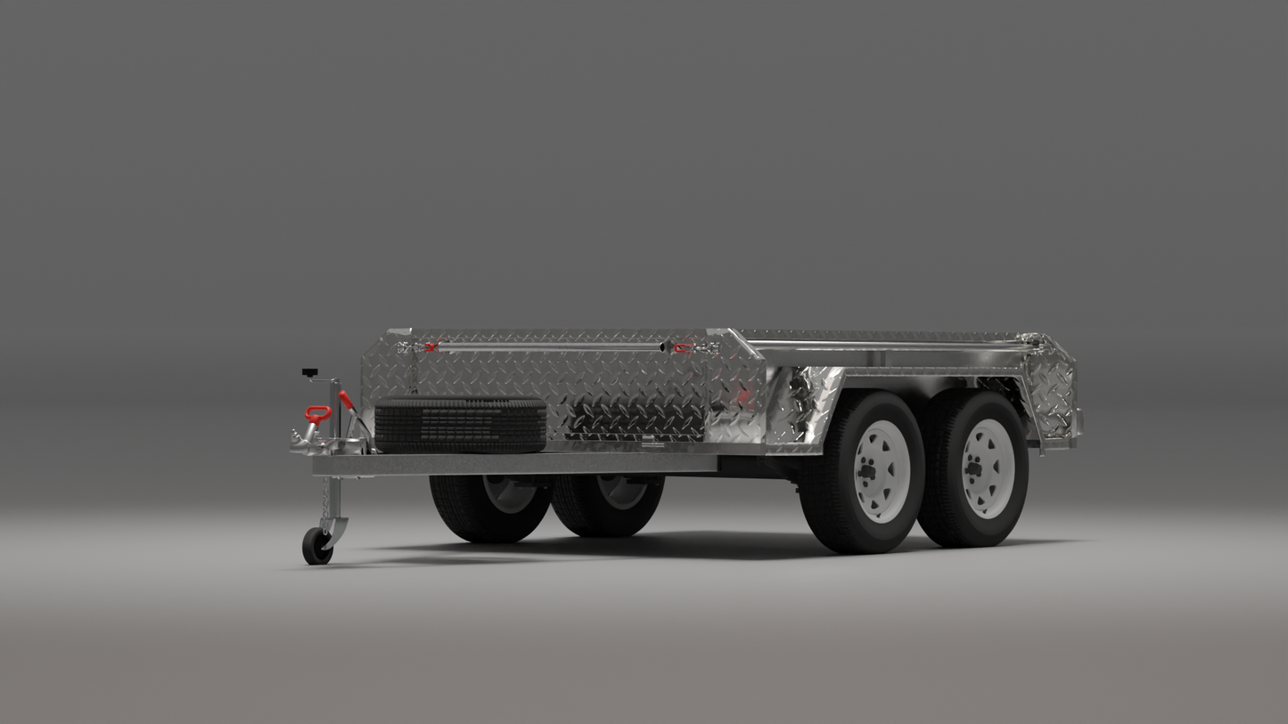 8x5 Boxtop HD Trailer 2000kg