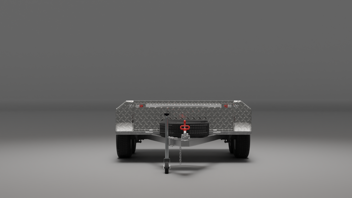 8x5 Boxtop HD Trailer 2000kg