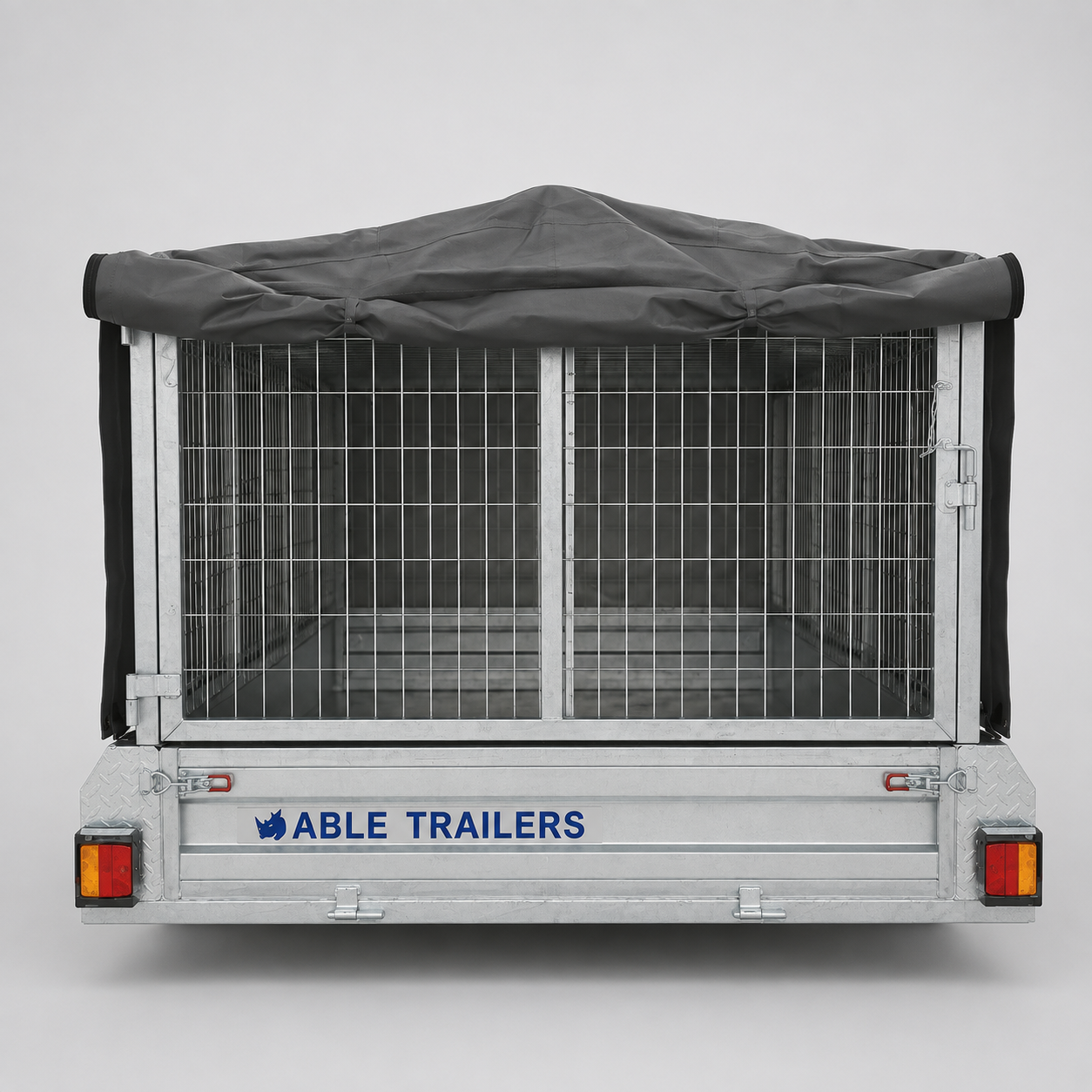 8x5 Grey 18g Canvas Cover for a trailer. Weather resistant canvas cover for travel, moving furniture, heavy duty tarp, heavy duty canvas cover, trailer cover, trailer protector, trailer protection, keeps trailer load dry