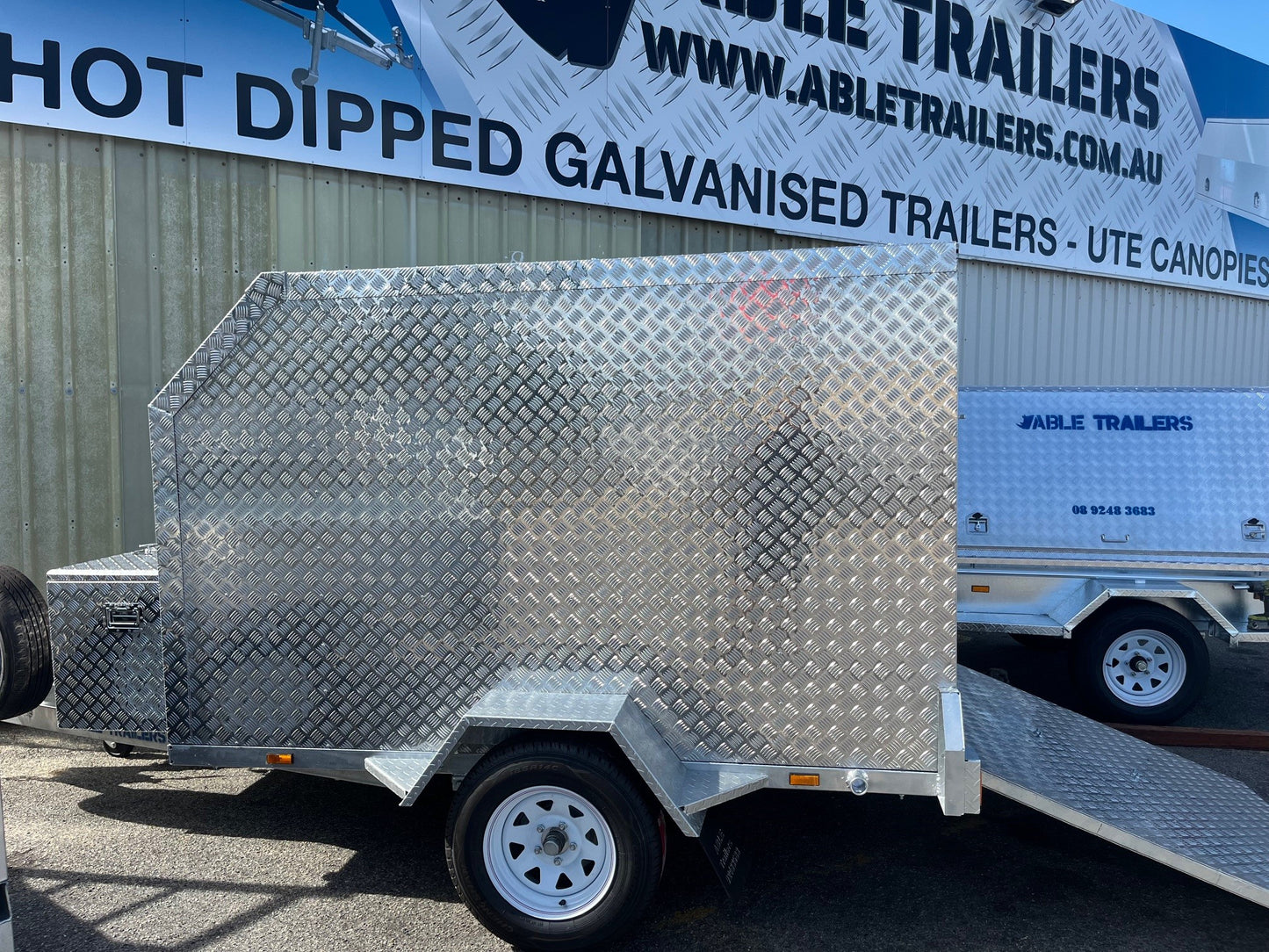 8x5 Short Enclosed Trailer 1250kg