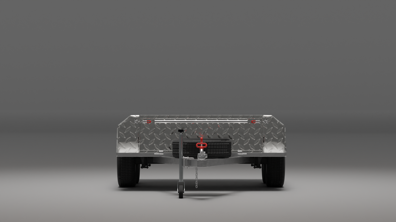 10x6 Boxtop Trailer - High Sides (400mm)