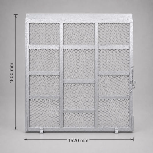 5ft tall ramp for 5ft(w) trailers for easier and safer loading and unloading. Ideal for tradies, machinery, heavy lifting and work trailers. 500kg loading capacity, hot dip galvanised.