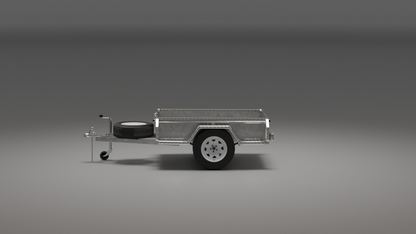 6x4 Trailer, Side View