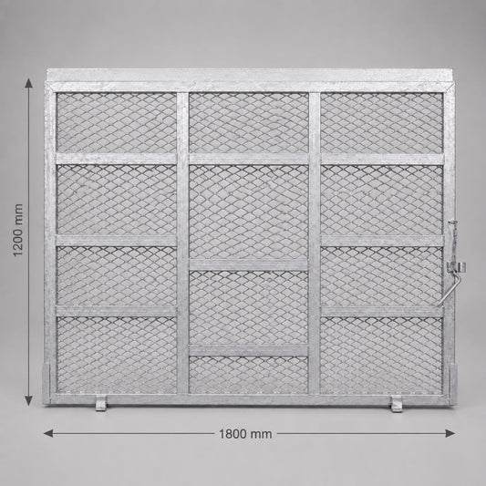 6ft short ramp for 6ft(w) trailers for easier and safer loading and unloading. Ideal for tradies, machinery, heavy lifting and work trailers. 500kg loading capacity, hot dip galvanised.
