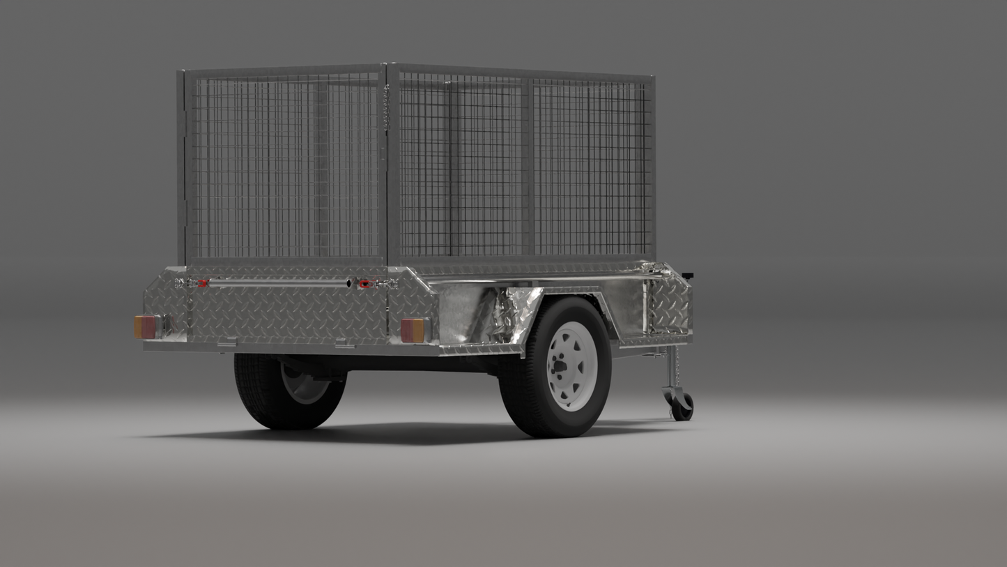 7x4 Boxtop Trailer