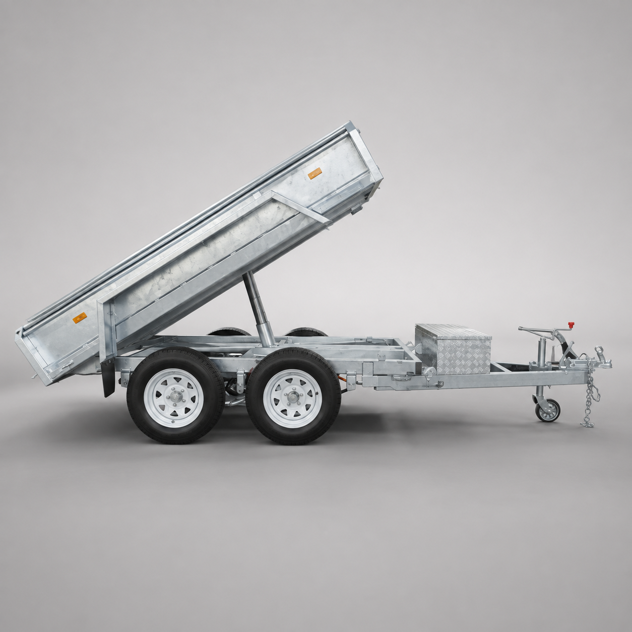 Able Trailers 8x5 Hydraulic Tipper Trailer 3500kg for construction, tradies, work trailer, hot dip galvanised, box trailer. 3500kg, tipper trailer for sale in Perth