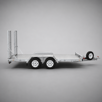 16x7 Car Trailer for tradies, electricians, plumbers, cars, machinery, hot dipped galvanised, dual axel, car trailer for sale in Perth, car trailers Perth, heavy duty trailer