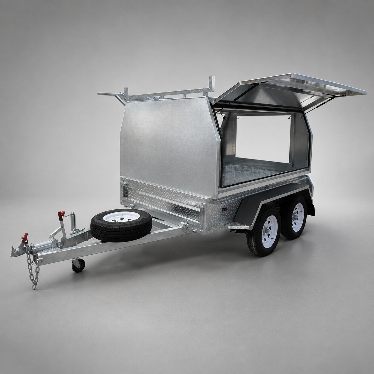 8x5 Trailer Fitted With Canopy