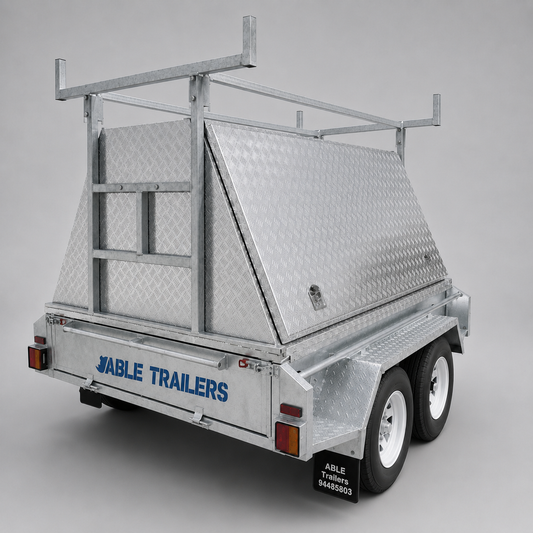 8x5 Standard Duty Tradie Top Trailer 2000kg TA