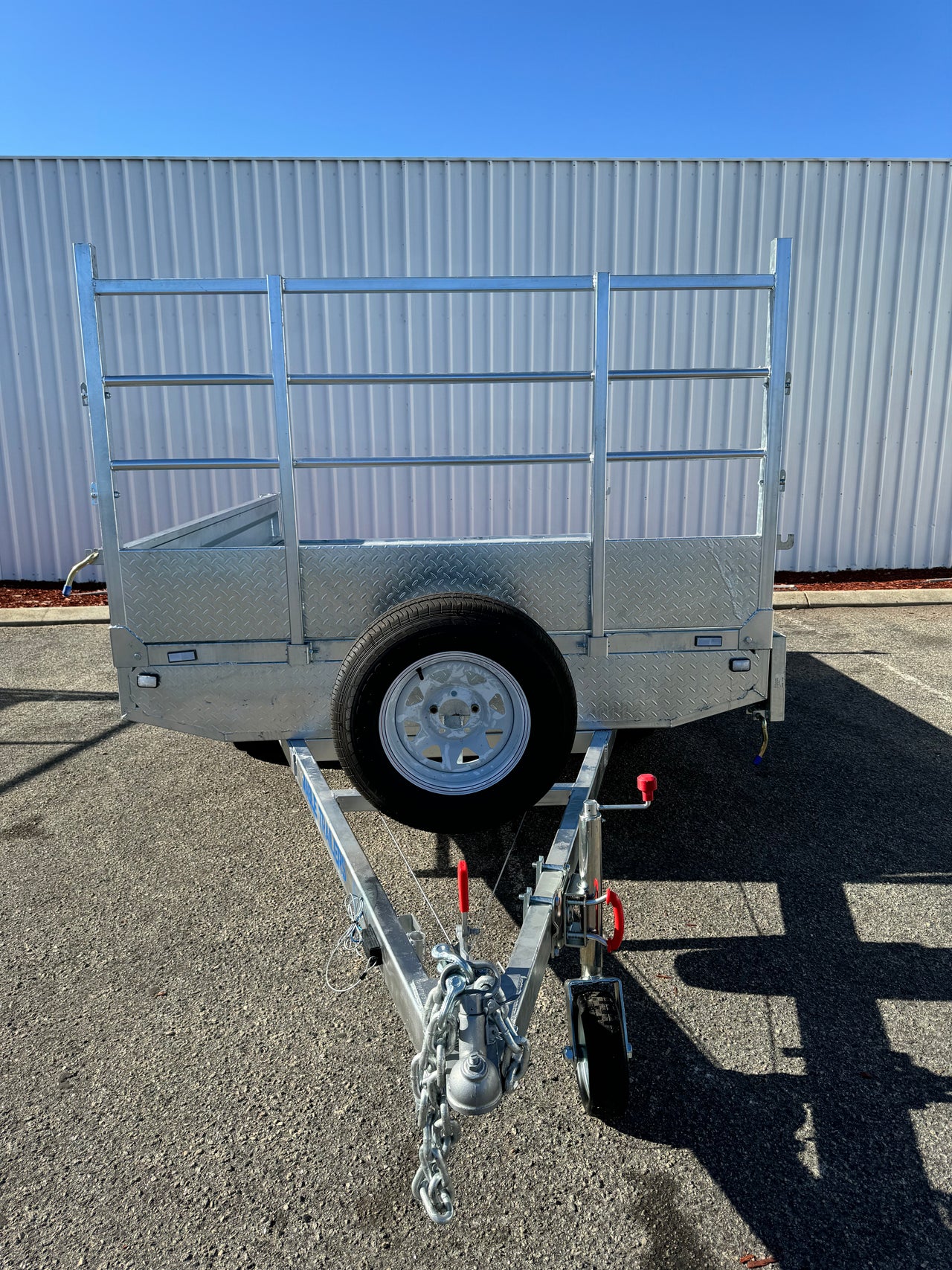 10x7 Flat Top trailer 2t